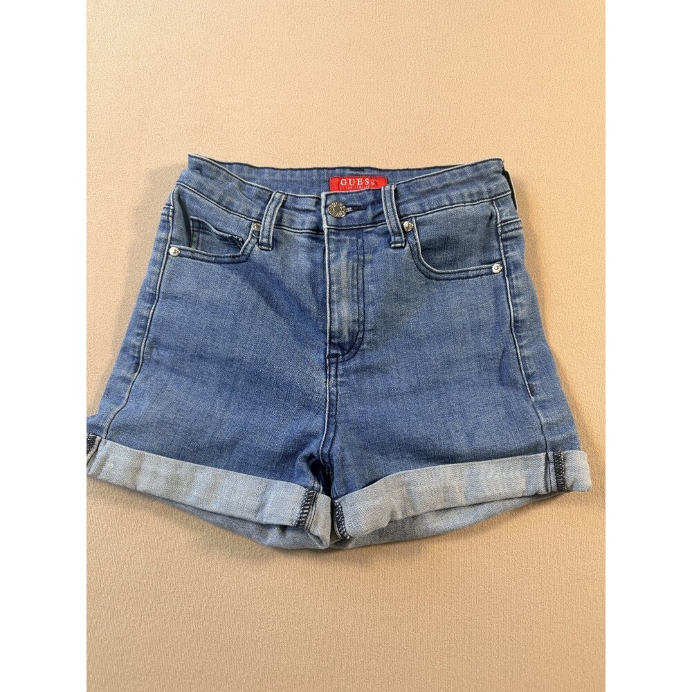 Guess Denim Shorts Womens High waisted Stretch Sz. 25